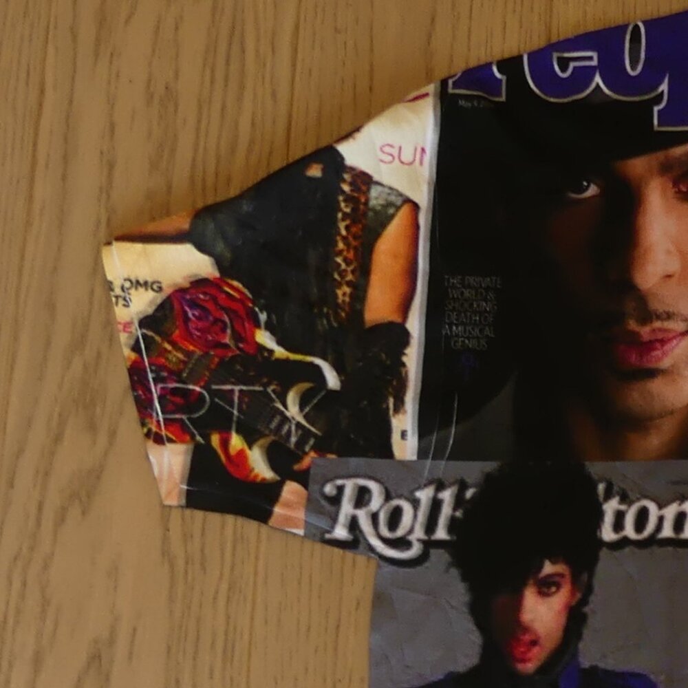 Vintage Prince All Over Print Magazine Cover Jerzees T-Shirt Rare AOP XXL - Picture 3 of 5